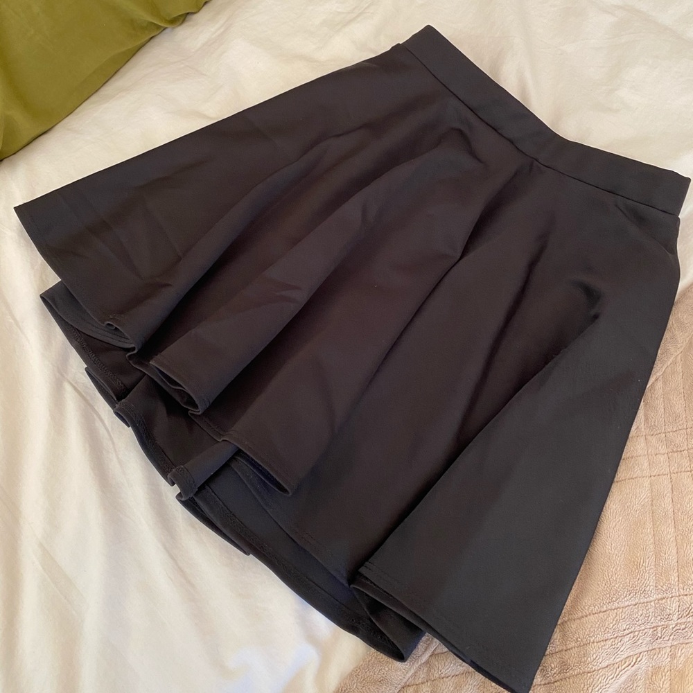 Frenchi Black Skater Skirt